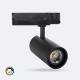 Produit de Spot LED Fasano 30W CCT pour Rail Triphasé No Flicker Dimmable Noir