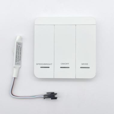 Product of 12/24V DC Digital Strip Dimmer with 3-Button RF Remote  