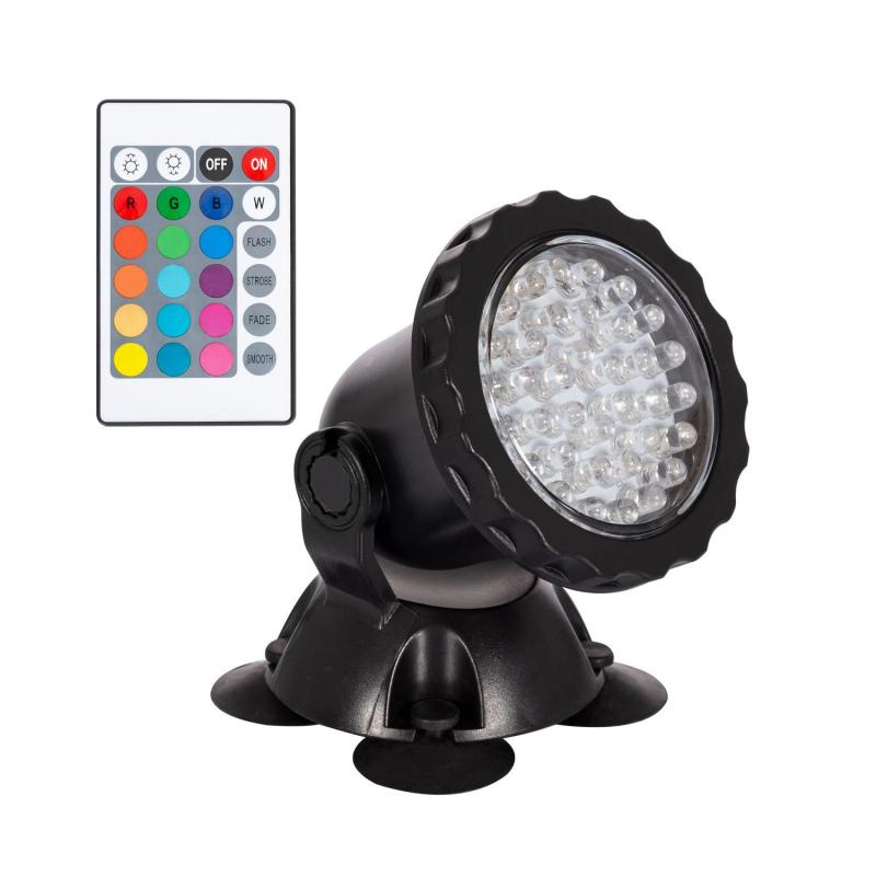 Produit de Spot LED Aquarium 3.5W Submersible IP67 avec Télécommande 