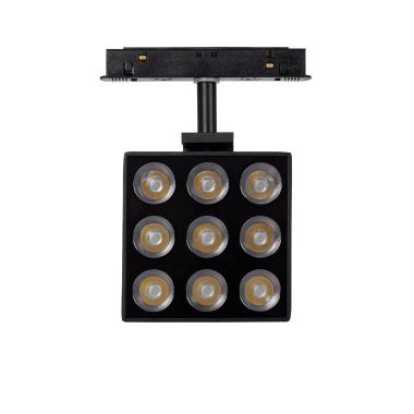 Product van Magneet Rail Spot LED  1 Fase 20mm Richtbaar Vierkant 15W 48V CRI90 URG16