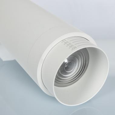 Product van Rail Spot LED 3-fase 30W Dimbaar Wolf Wit CRI90 No Flicker Multi hoek 15-60º.