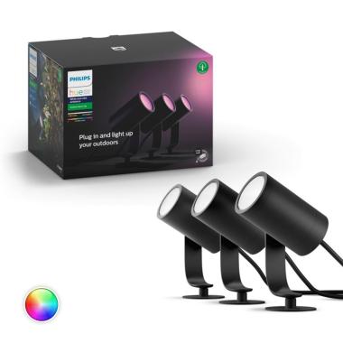 Produkt von Set Strahler mit Spieß White Color 3x8W PHILIPS Hue Lily