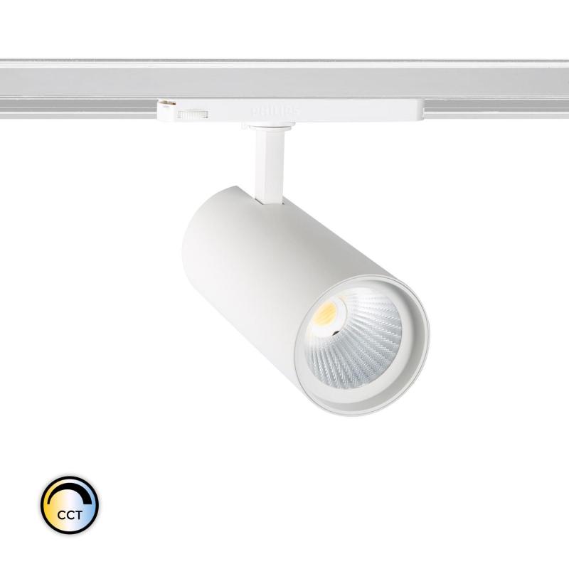 Product of 30W New d'Angelo CRI09 PHILIPS Xitanium CCT LED Spotlight for Three Phase Track in White