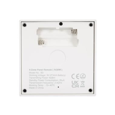 Product of MiBoxer B3 Wall Mounted 4 Zone RF Remote for RGBW LED Dimmer Controller