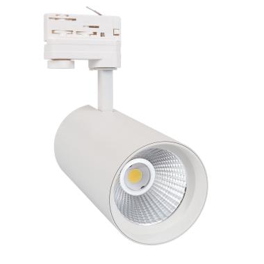 Produit de Spot LED New d'Angelo 40W Blanc CCT CRI90 PHILIPS Xitanium pour Rail Triphasé (3 Allumages) 