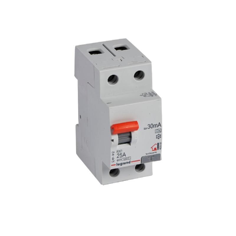 Produkt von Differenzialschaltrer für Haushalte 2P 30mA 25-40A 6kA Klasse A LEGRAND RX³ 402059