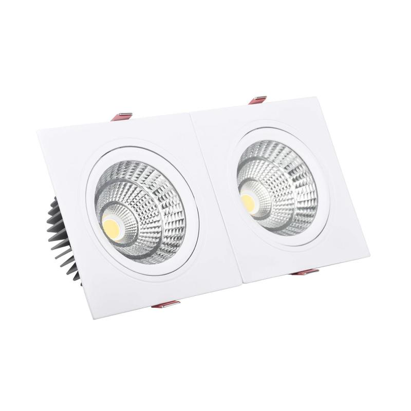 Produit de Spot Downlight LED 30W Rectangulaire Madison Coupe 260x120 mm