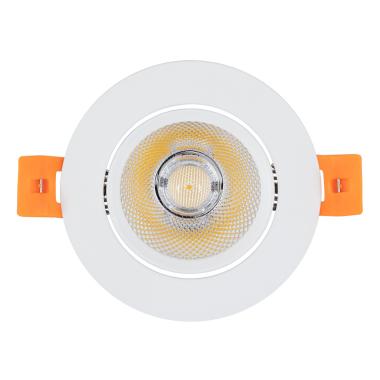 Product van Downlight COB Rond Richtbaar LED 7W wit Zaag maat Ø 70 mm No Flicker