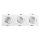 Product van Downlight LED 45W Rechthoekig Triple New Madison Zaag maat 400x120 mm