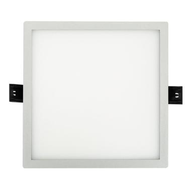 Product van LED Paneel Vierkant High Lumen 16W LIFUD Zilver Zaag maat Ø135 mm