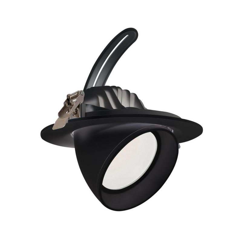 Product of 38W Round Directional LED Downlight OSRAM 120lm/W LIFUD Ø170 mm Cut-Out Black