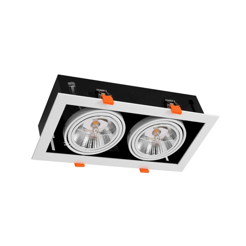 Produit de Spot Downlight LED 24W Kardan AR111 Coupe 325x165 mm