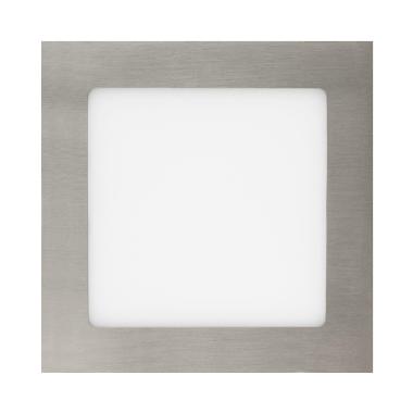 Produit de Dalle LED Carrée Extra-Plate 12W LIFUD Coupe 152x152mm Argentée