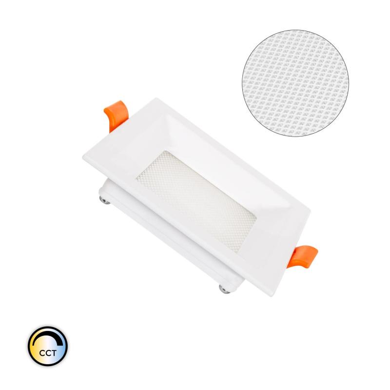 Produit de Dalle LED 7W Carrée CCT Microprismatique LIFUD Coupe 75x75 mm