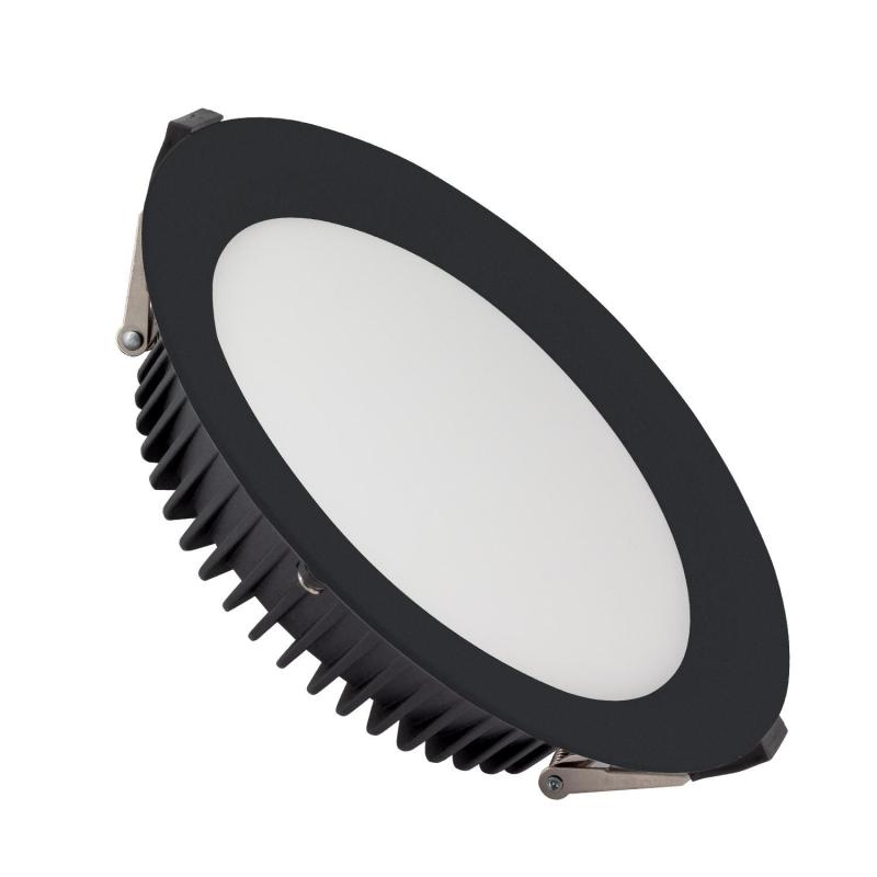 Product of 30W Round SAMSUNG Aero 130 lm/W LED Downlight LIFUD 4000K Ø 200 mm Cut-Out Negro