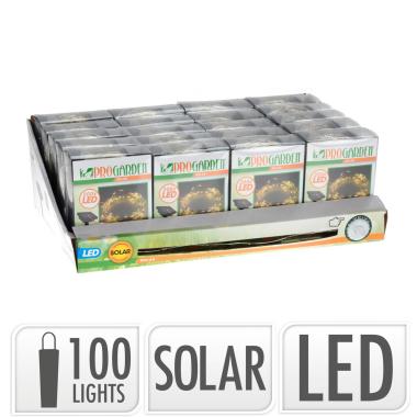 Produit de Guirlande LED Extérieure Solaire RGB Kentia 100LED 12m