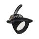 Produit de Downlight LED 48W Rond Orientable OSRAM 120lm/W LIFUD Coupe Ø 175 mm Noir