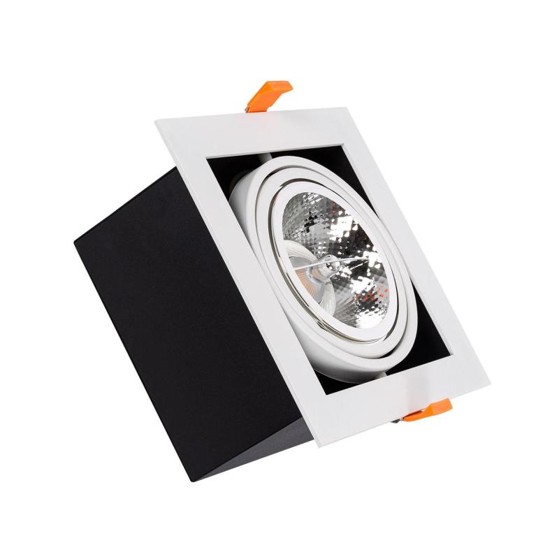 Produkt von LED-Downlight Strahler 15W Schwenkbar Kardan Eckig AR111 Ausschnitt 165x165 mm