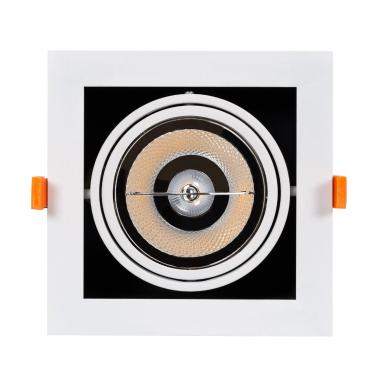 Produkt von LED-Downlight Strahler 15W Schwenkbar Kardan Eckig AR111 Ausschnitt 165x165 mm