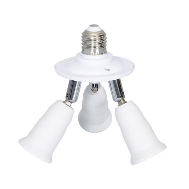 Product van Lampadapter van 1 E27 lamp naar 3 E27 Lampen 