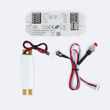 Product of 20-200V DC 3W Driver with Emergency Battery for LED Luminaires 