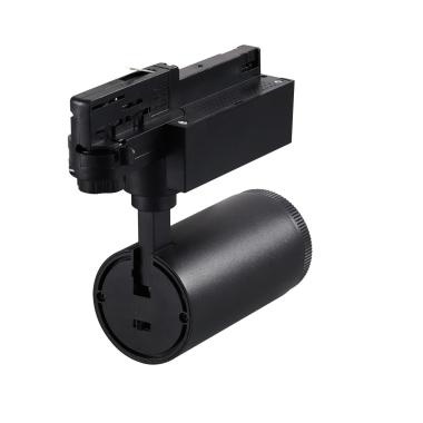 Product of 30W West Single Circuit Track CCT Spotlight in Black (CRI90) No Flicker Multi Angle 15-60º