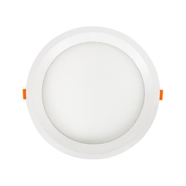 Produit de Dalle LED 20W Ronde CCT Microprismatique LIFUD Coupe Ø 205 mm