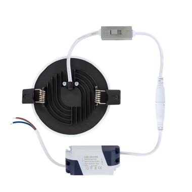 Prodotto da Downlight LED 8W Slim Surface Circolare CCT Selezionabile  Foro Ø 75mm IP54