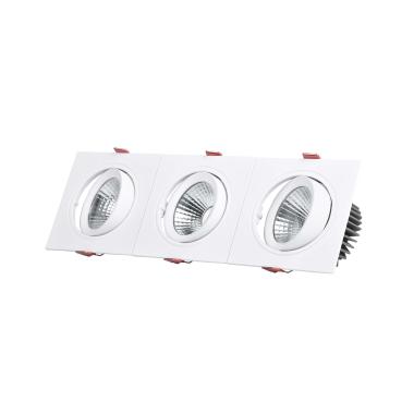 Produit de Spot Downlight LED 10W Rectangulaire Madison Coupe 255x75 mm