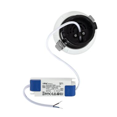 Produit de Spot Downlight LED 12W Rond Amovible LIFUD Coupe Ø 75mm