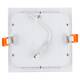 Product van LED Downlight  Vierkant 18W SuperSlim Zaagmaat 205x205 mm