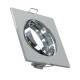 Produit de Collerette Downlight Carrée Orientable pour Ampoule GU10/GU5.3 Coupe Ø 72mm