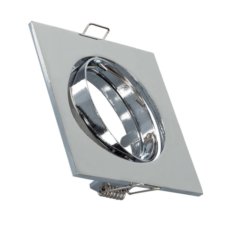 Product van Downlight Halo Vierkant kantelbaar voor GU10 / GU5.3 LED Lamp Zaagmaat Ø 72 mm