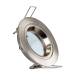 Product van Downlight Halo Zilver rond voor GU10 / GU5.3 LED lampen Zaagmaat Ø 65 mm