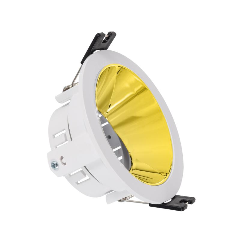 Product van Reflect Excentrische Conische Downlight Ring voor LED Lamp GU10/ GU5.3 Cut Ø 75 mm 