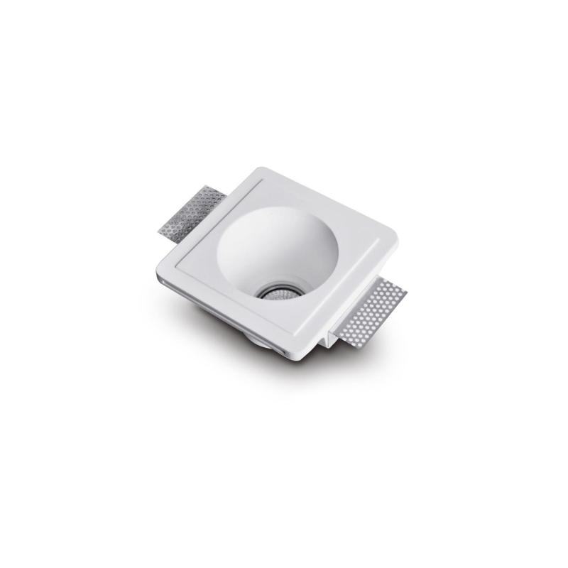 Prodotto da Portafaretto Downlight Integrazione Cartongesso per Lampadina LED GU10 / GU5.3 Foro 153x153 mm UGR17