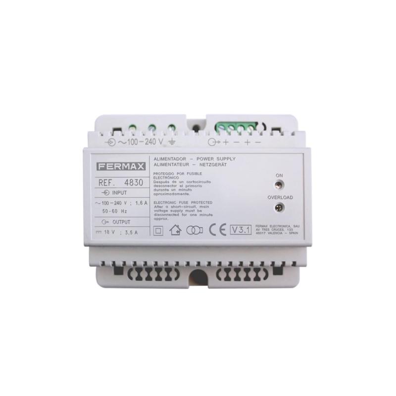 Product van Voeding 12V AC + 18V DC 1,5A FERMAX 4810 