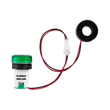 Product van Verlichte Voltmeter 20-500V & Ampèremeter 0-100A Ø22mm