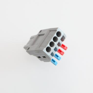 Product of Pack of 5u Quick Connectors with 2 Inputs and 4 Outputs SPL-42 for 0.08-4mm² Electrical Cable