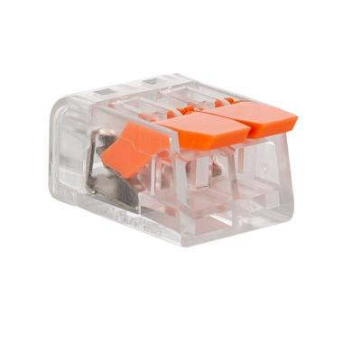 Produit de Pack 20 Connecteurs Rapides 2 Entrées pour Câble Électrique 0.08-4mm² 