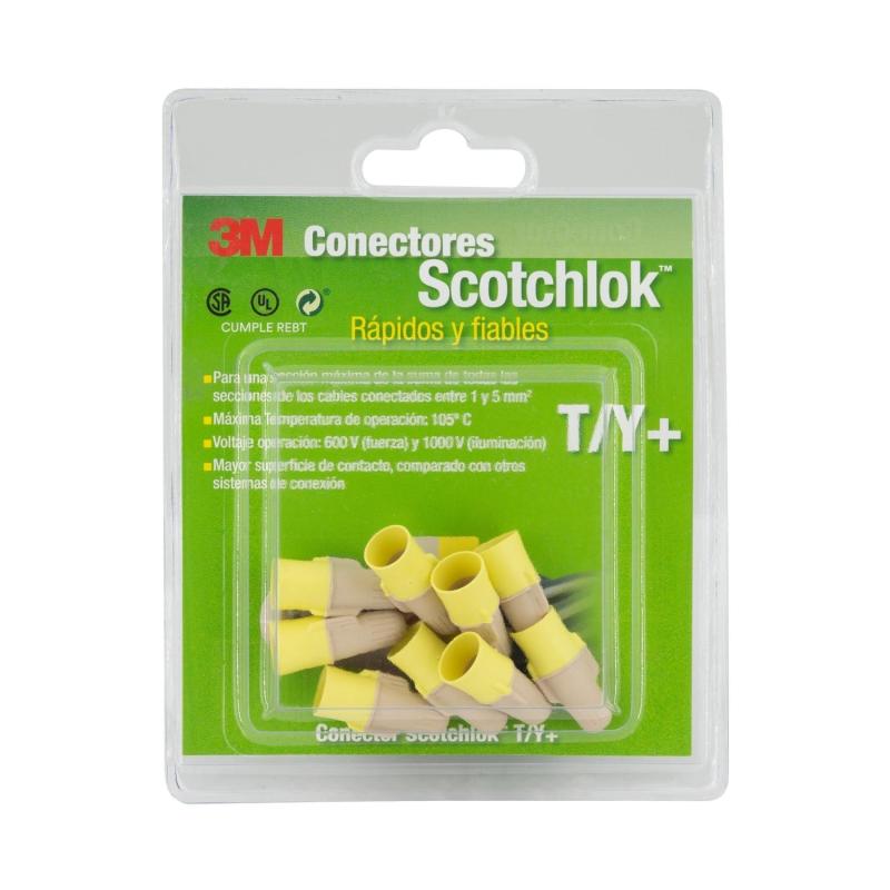 Produit de Connecteurs de Fils à Ressort Scotchlok™ T/Y 1-5mm² 3M™ (9 Un) 3M-7010233168-GS