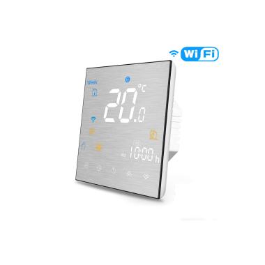 Product of Metalic Wifi Wireless Programmable Thermostat for Heating