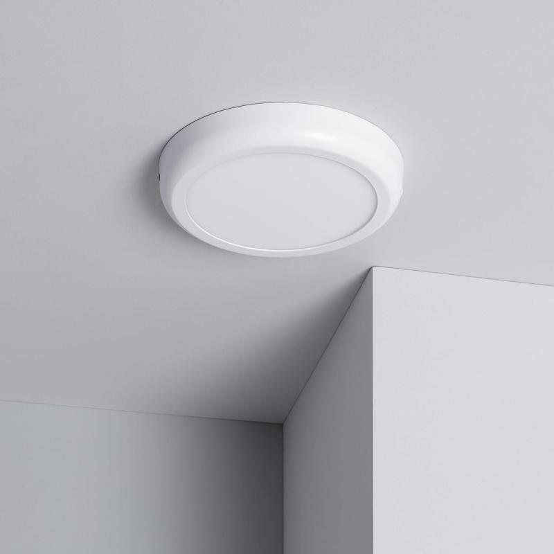 Produit de Plafonnier LED Rond 18W Métal Design White Ø225 mm 