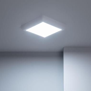 Prodotto da Plafoniera LED 18W Quadrata Metallo 225x225 mm Design Bianco