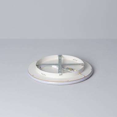 Produit de Plafonnier LED Rond Métal CCT Sélectionnable Allharo 20W Ø410 mm 