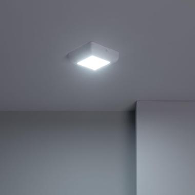 Product van Plafondlamp 6W LED Metaal Vierkant Wit Design  122x122 mm