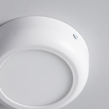 Prodotto da Plafoniera LED 6W Circolare Metallo Ø120 mm Design Bianco