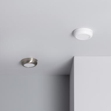 Prodotto da Plafoniera LED 6W Circolare Metallo Ø120 mm Design Bianco