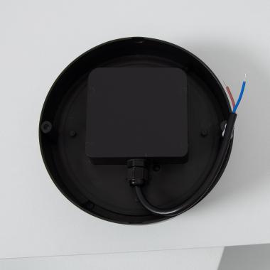 Produit de Plafonnier LED Extérieur Rond 15W Hublot Black IP65 Ø155 mm