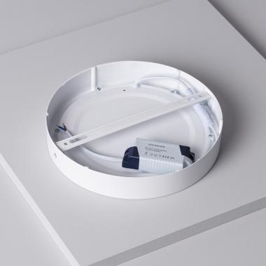 Produit de Plafonnier LED Rond 18W SwitchCCT Sélectionnable Ø 225mm Dimmable Compatible avec Télécommande RF V.2 